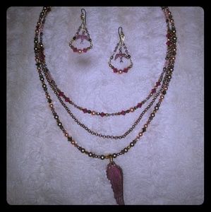 3 piece set bird/wings